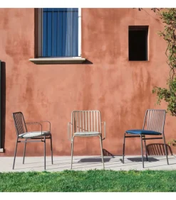 Sedia Street Outdoor, Disponibile Con O Senza Braccioli.