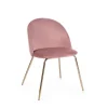 Sedia Tanya Velluto Rosa