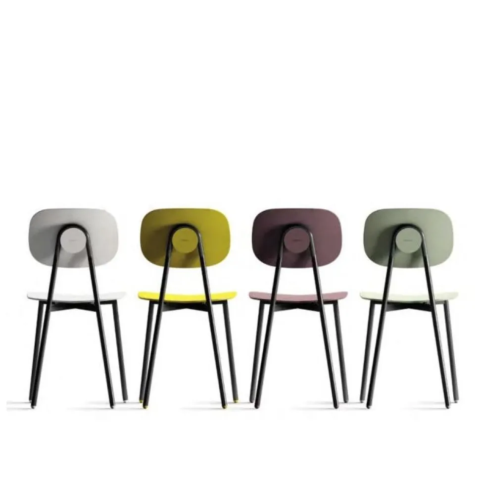 Sedia Tata Young Con Struttura In Metallo Verniciato-Pointhouse