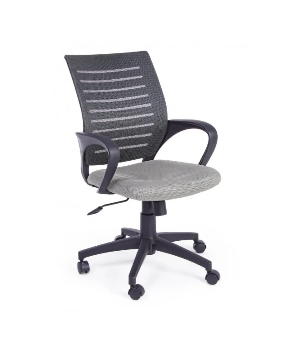 Sedia Uff. C-Br Marion Grigio