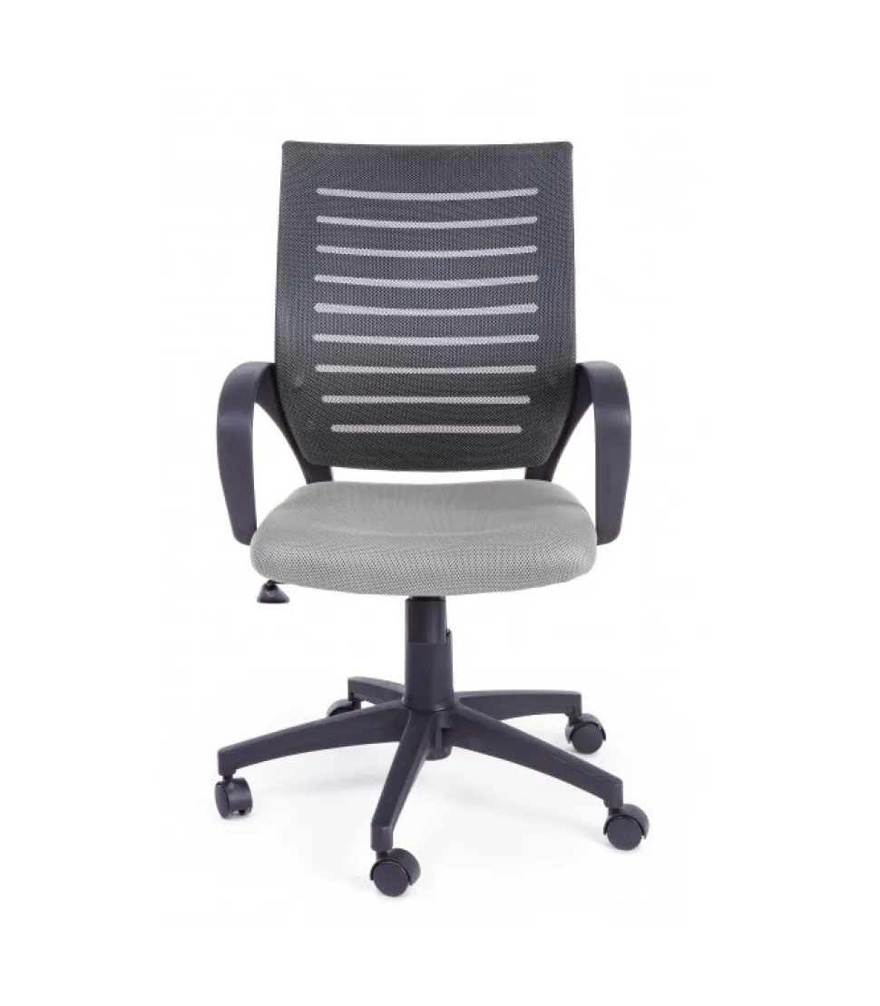 Sedia Uff. C-Br Marion Grigio