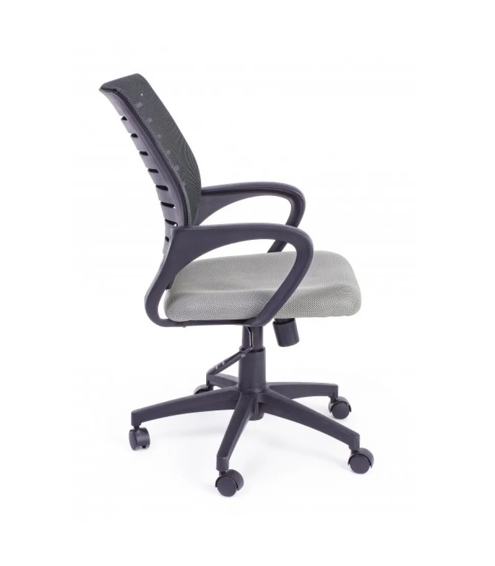 Sedia Uff. C-Br Marion Grigio