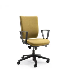 Sedia Ufficio Spice: Elegante, Schienale Imbottito, Girevole E Regolabile, Made In Italy