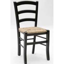 Sedia Venezia In Legno Colorato Con Seduta Impagliata