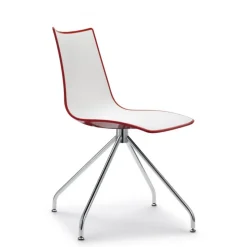 Sedia Zebra Di Scab, La Versione Con Telaio Antracite E Testata E Certificata Da Catas Per L'Uso Outdoor.