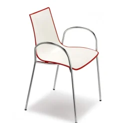 Sedia Zebra, Progettata E Realizzata In Italia Da Scab Per L'Utilizzo Indoor, E Impilabile (Massimo 6 Sedie).