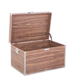 Set3 Bauli Elegance Marrone Struttura In Mdf Impiallacciato Legno