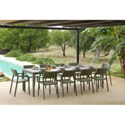 Set Da Giardino Composto Da Tavolo Allungabile E Sedie