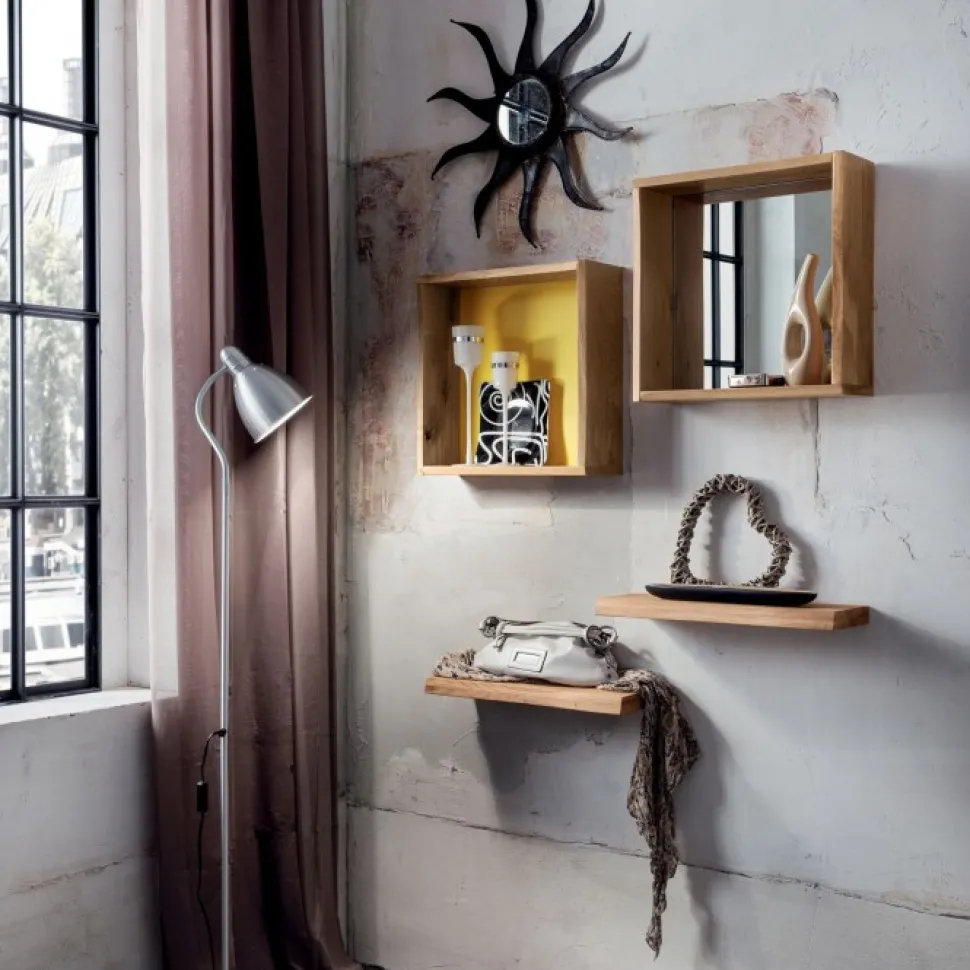 Set Mensole Con Elementi Pensili A Giorno, Adatto Per Ingressi O Esposizione, Disponibile Anche Con Art 622