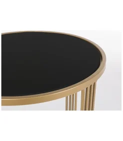 Set2 Tavolino Afef Oro/Nero