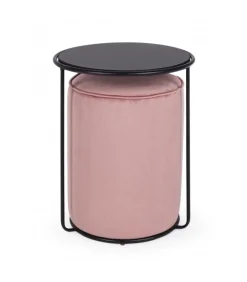 Set2 Tavolino-Pouf Annika Rosa Antico