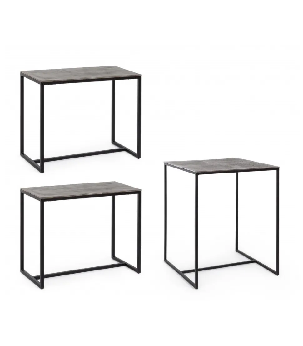 Set Tavolo + 2 Sgabelli Amira Oxi