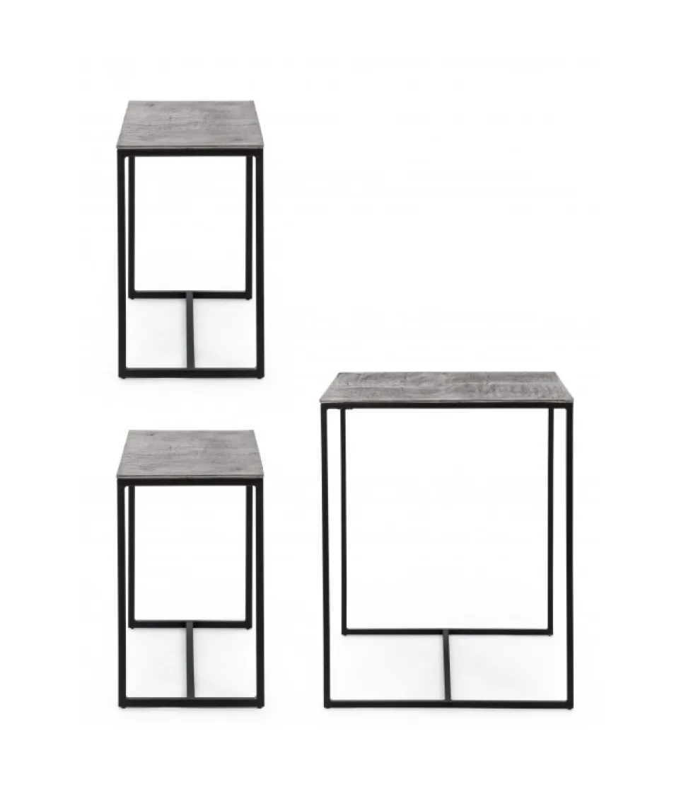 Set Tavolo + 2 Sgabelli Amira Oxi