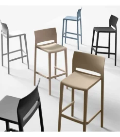 Sgabello Bakhita St Con Appoggiapiedi.