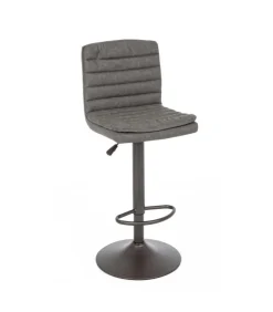 Sgabello Bar Connor Grigio Scuro Vintage