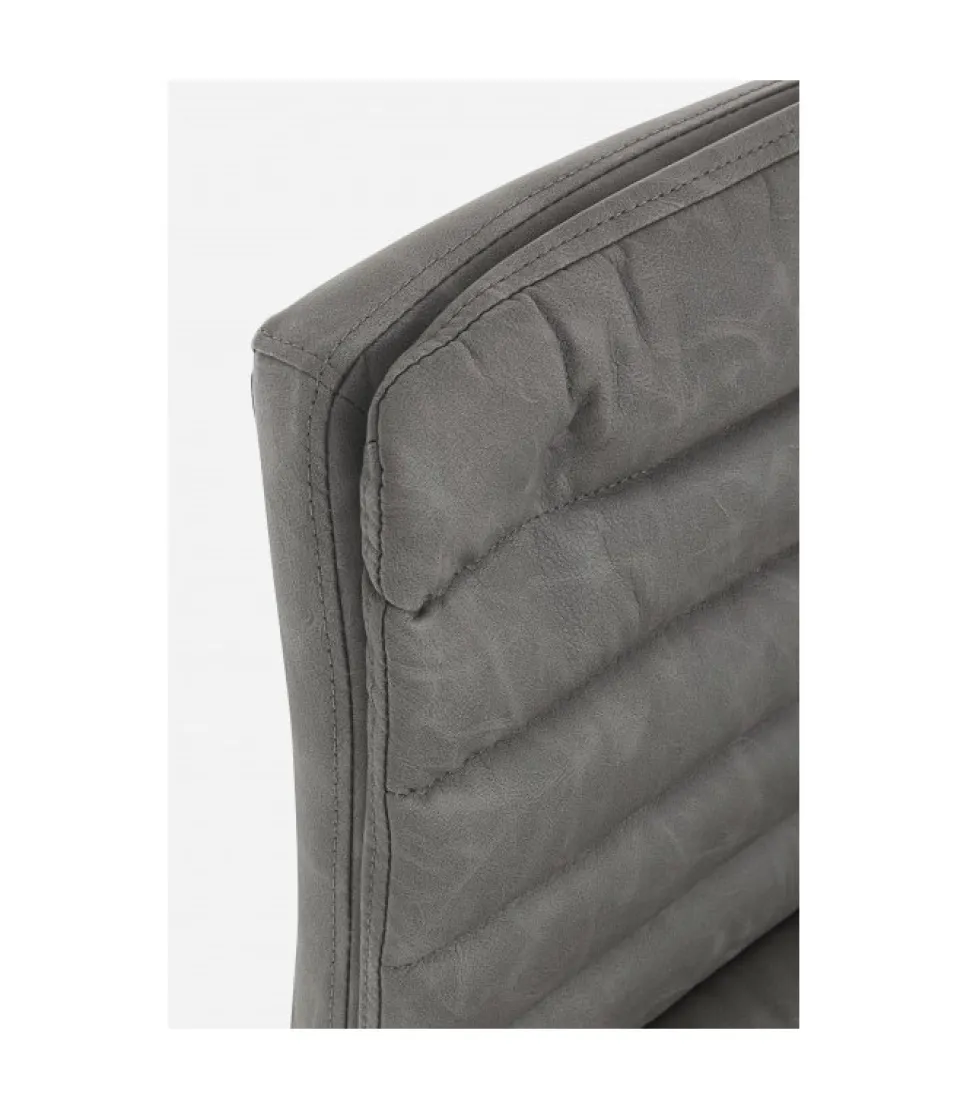 Sgabello Bar Connor Grigio Scuro Vintage