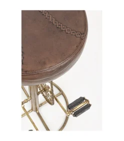 Sgabello Bar Cycle Oro H80