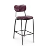 Sgabello Bar Debbie Bordeaux Vintage