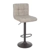 Sgabello Bar Greyson Grigio Chiaro Vint