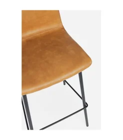 Sgabello Bar Kyra Pu Cuoio Vintage