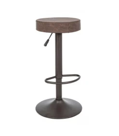 Sgabello Bar Piper Marrone Vintage