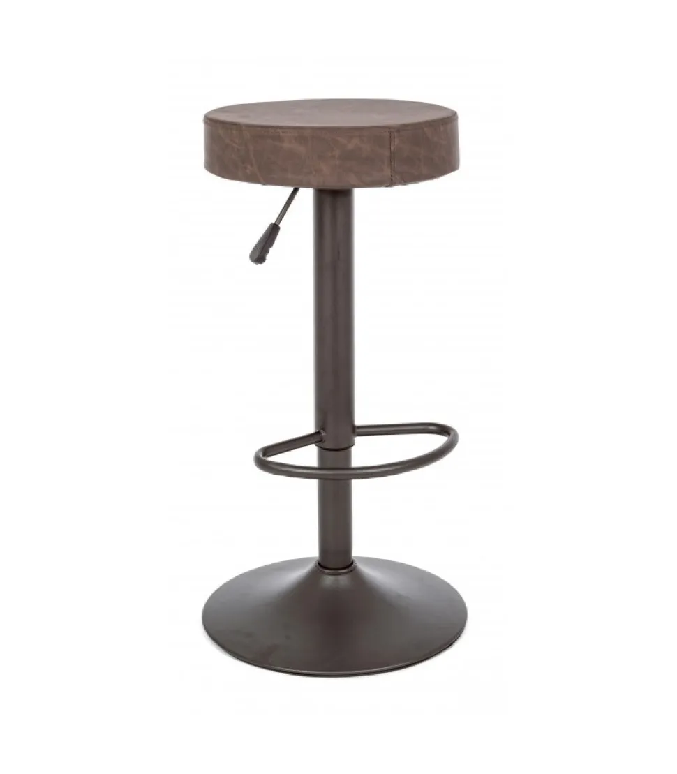 Sgabello Bar Piper Marrone Vintage