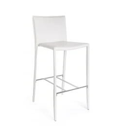Sgabello Catherine Bianco