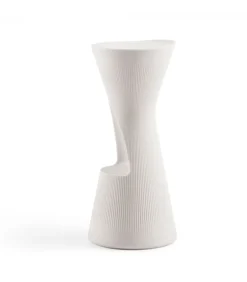 Sgabello Da Giardino In Polietilene, Accessoriabile Di Luce A Led E Kit Di Fissaggio.