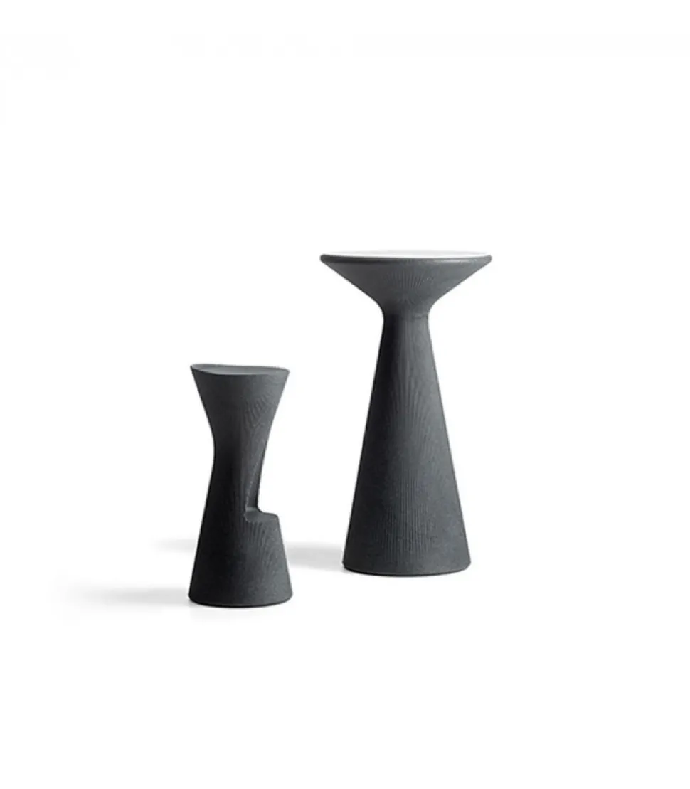 Sgabello Da Giardino In Polietilene, Accessoriabile Di Luce A Led E Kit Di Fissaggio.