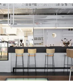 Sgabello Disponibile In Legno Ed Imbottito