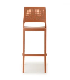 Sgabello Emi Di Scab, In Tecnopolimero Rinforzato In Fibra Di Vetro Per L'Outdoor.