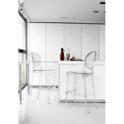 Sgabello Igloo Di Scab, Realizzato In Policarbonato Per Indoor E Outdoor, In Due Altezze Per Privati E Contract.