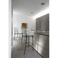 Sgabello Igloo Di Scab, Realizzato In Policarbonato Per Indoor E Outdoor, In Due Altezze Per Privati E Contract.