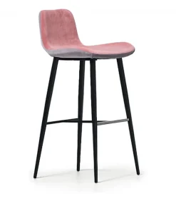 Sgabello Imbottito Disponibile In Moltissimi Colori E Tessuti