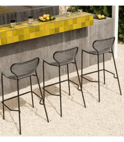 Sgabello In Acciaio Verniciato Apero Sg.