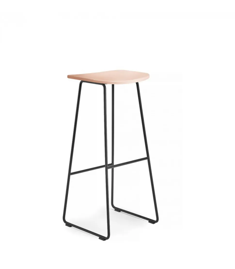 Sgabello In Tondino Di Acciaio Colorato