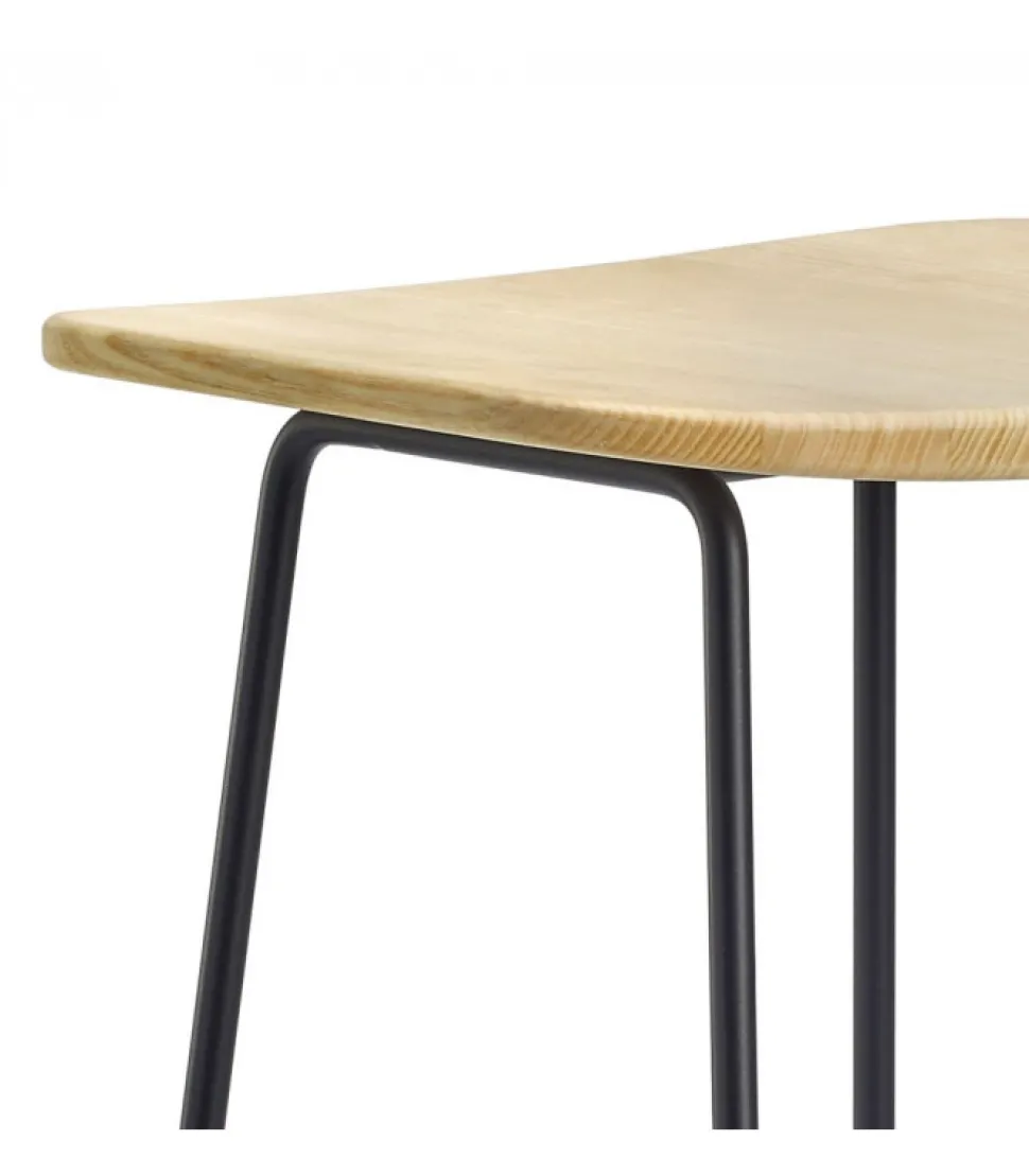 Sgabello In Tondino Di Acciaio Colorato