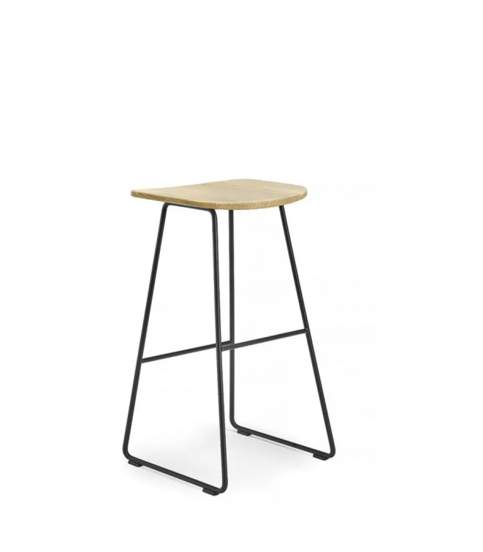 Sgabello In Tondino Di Acciaio Colorato