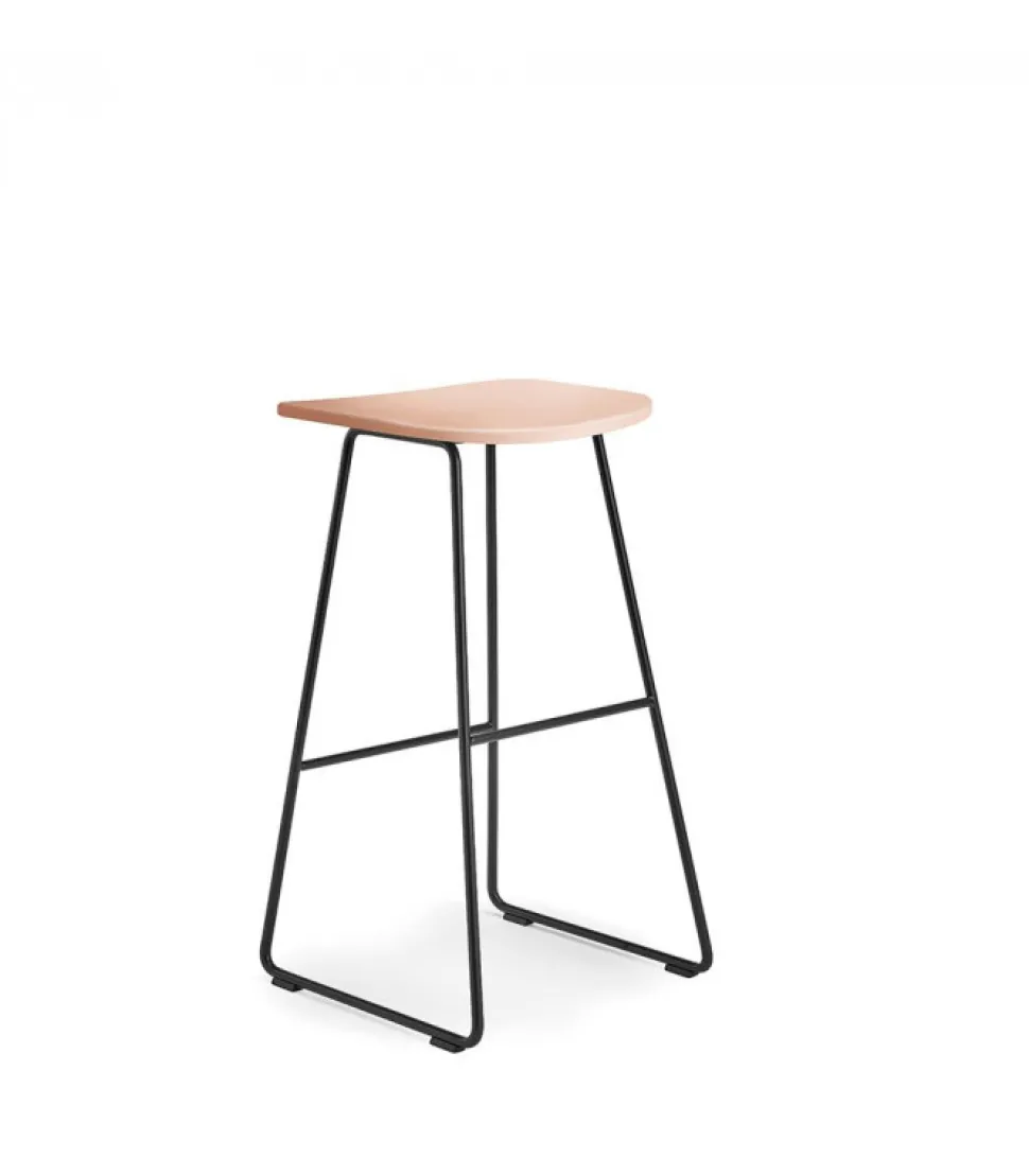 Sgabello In Tondino Di Acciaio Colorato