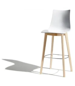 Sgabello Natural Zebra Di Scab, Disponibile In Due Dimensioni, Adatto A Spazi Privati E Contract.