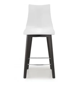 Sgabello Natural Zebra Di Scab, Disponibile In Due Dimensioni, Adatto A Spazi Privati E Contract.