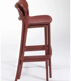 Sgabello Nuta St Con Appoggiapiedi.