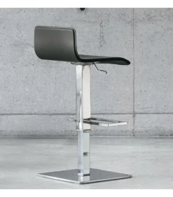 Sgabello Regolabile Campus Air, Base Cromata Piatto Quadro