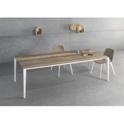 Sistema Tavolo Fusion Disponibile In Moltissime Finiture E Misure