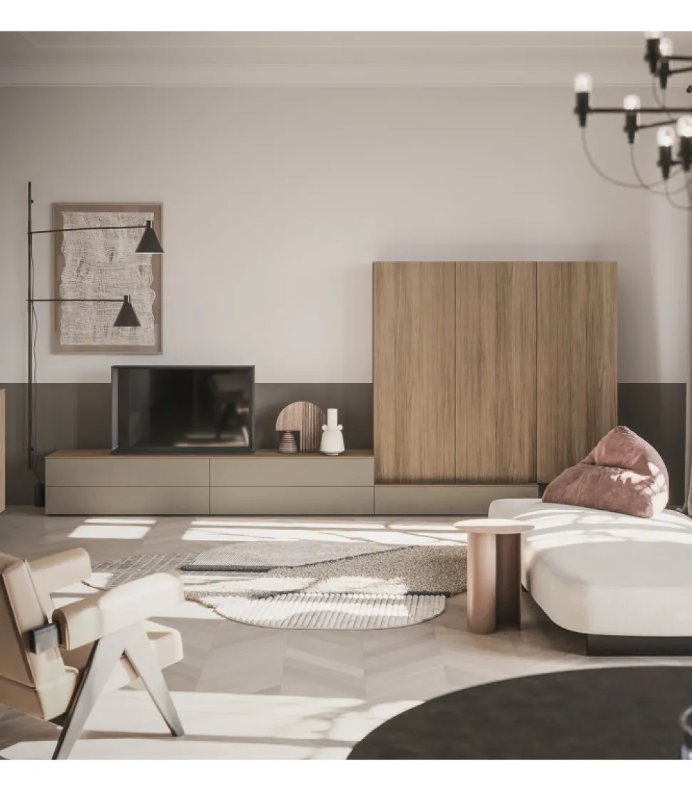 Soggiorno Minimal Contenitivo