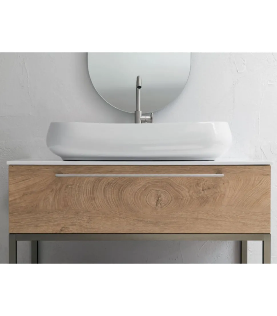 Soluzione Bagno Bd010 Del Gruppo B201, Realizzata In Italia Da Compab.