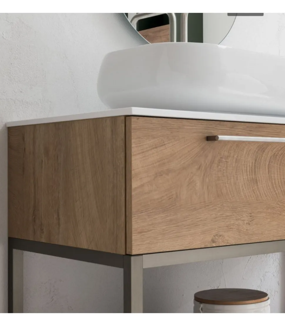 Soluzione Bagno Bd010 Del Gruppo B201, Realizzata In Italia Da Compab.