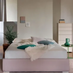 Sommier Imbottito Fascia Alta Con Contenitore