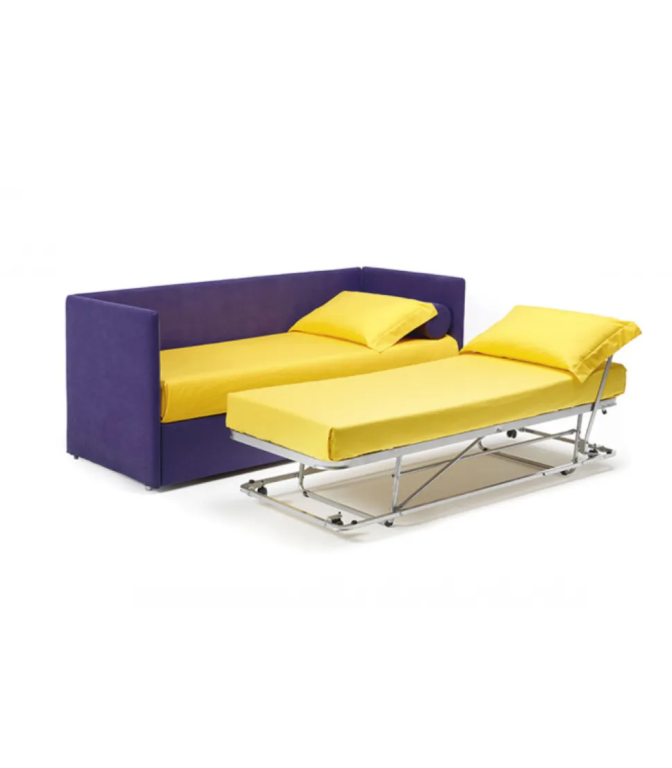 Space Divano Alto, Con Struttura In Acciaio Imbottita.