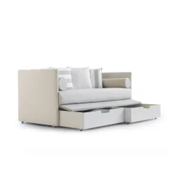 Space Divano Alto, Con Struttura In Acciaio Imbottita.